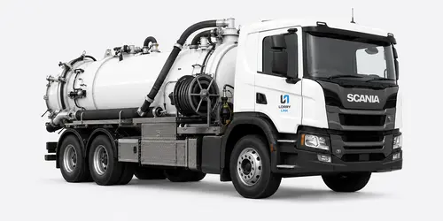 Vacuum truck for septic, drain and industrial services